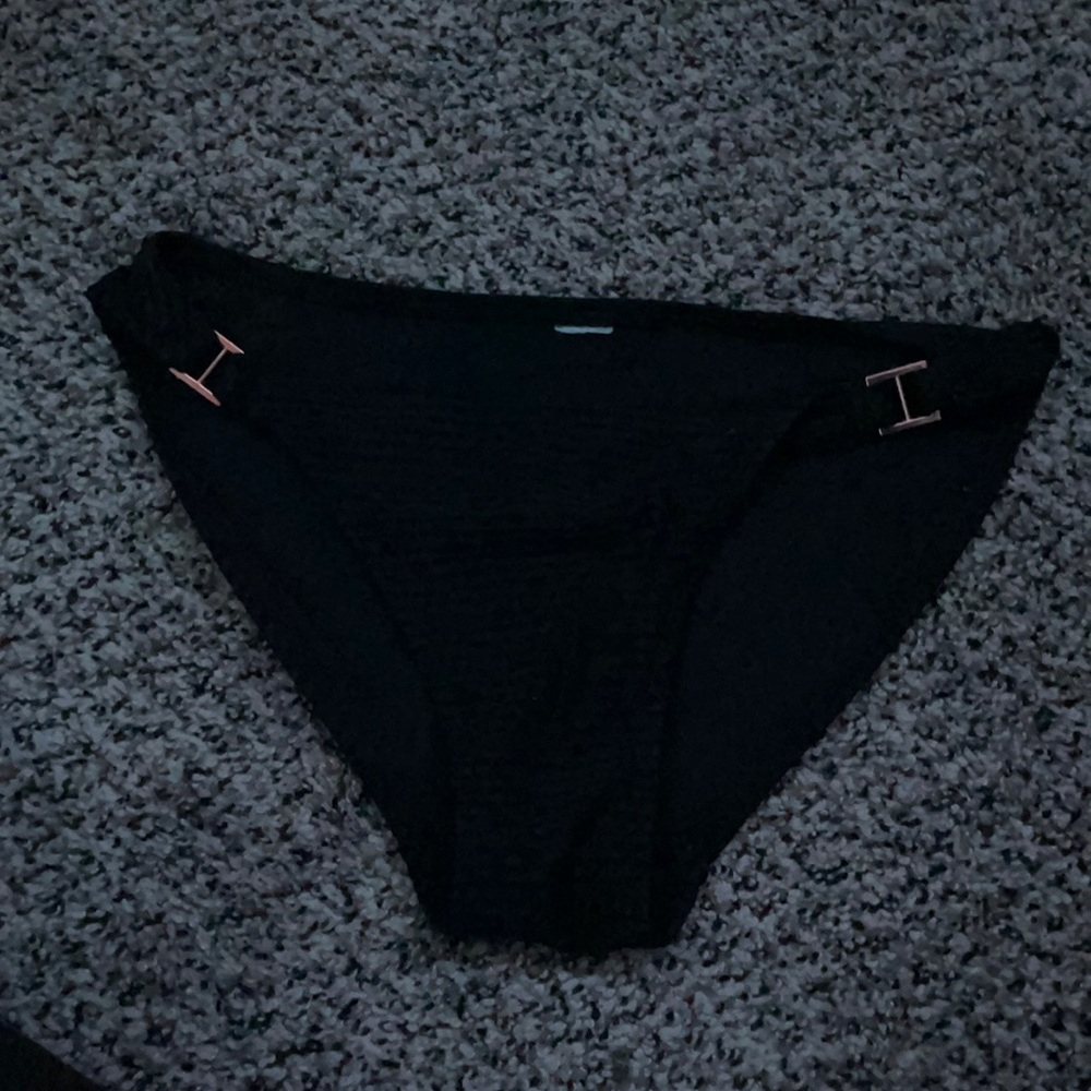 Black bikini bottom. size S